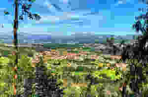 the views over the countryside in Citânia de Briteiros