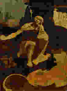 Leonard da Vinci, St. Jerome in the Wilderness, begun circa 1482