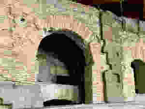 remains of a room used to cage animals