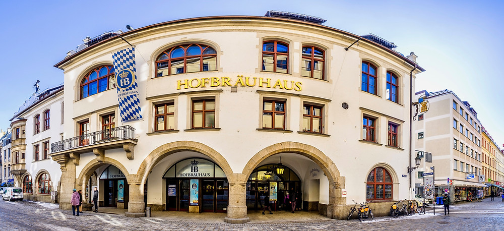 the famous Hofbrauhaus in Munich