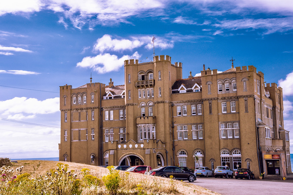 the Camelot Castle Hotel in the village of Tintagel in northern Cornwall