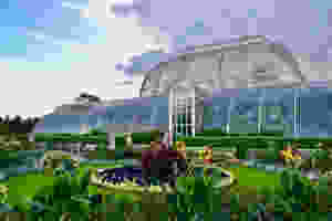 Kew Gardens, a UNESCO-listed botanic garden in London