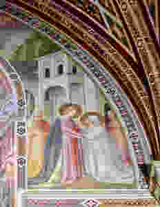 Taddeo Gaddi, Stories of the Virgin: Visiting Elizabeth, 1295-1366