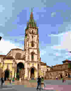 San Salvador Cathedral in Oviedo Spain