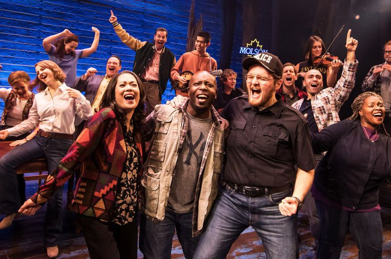 the cast of Come From Away, image source: Matthew Murphy
