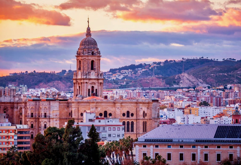 view of Malaga Cathedral
