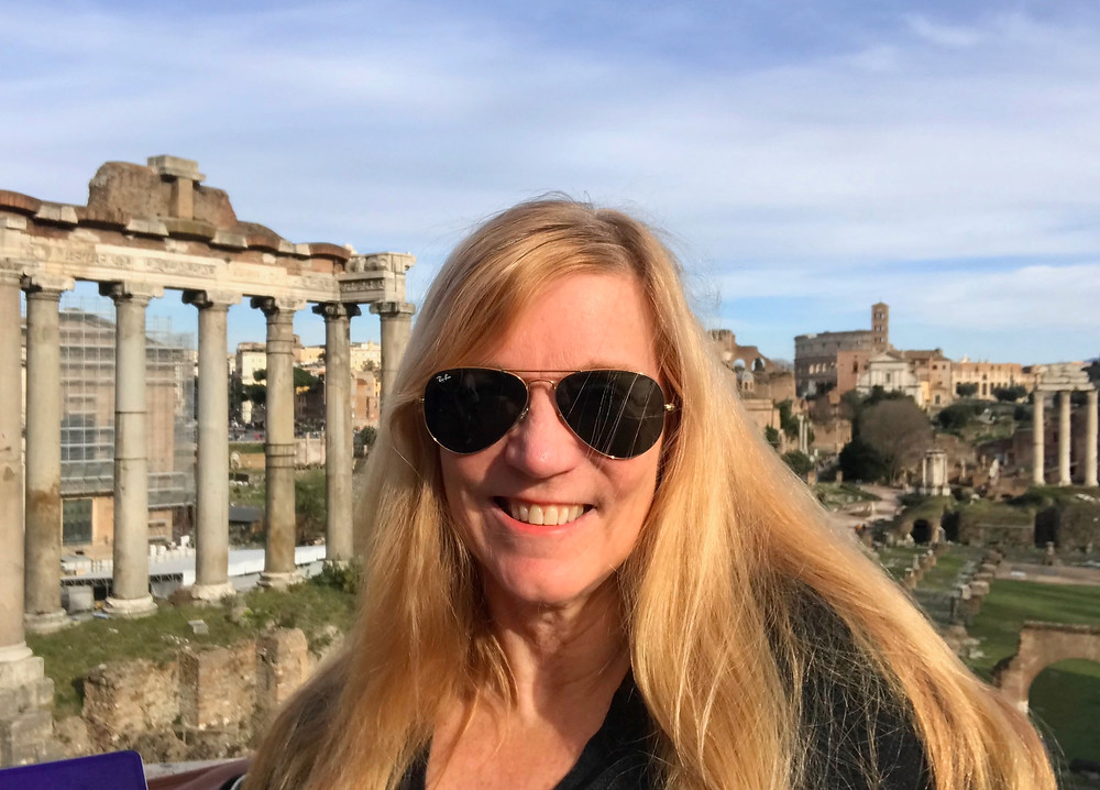 checking out the Roman Forum on Capitoline Hill