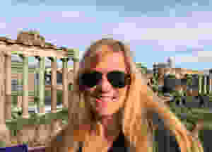 checking out the Roman Forum on Capitoline Hill