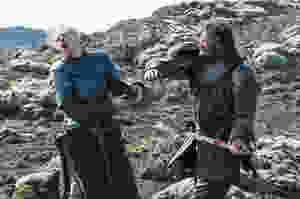 Brienne and the Hound battle in the Season 4 finale filmed in Thingvellir Park