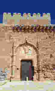impressive entrance to the Tower of Homage