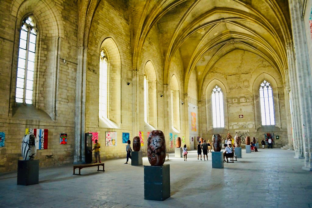 the Consistory Hall in the Pope's Palace in Avignon France