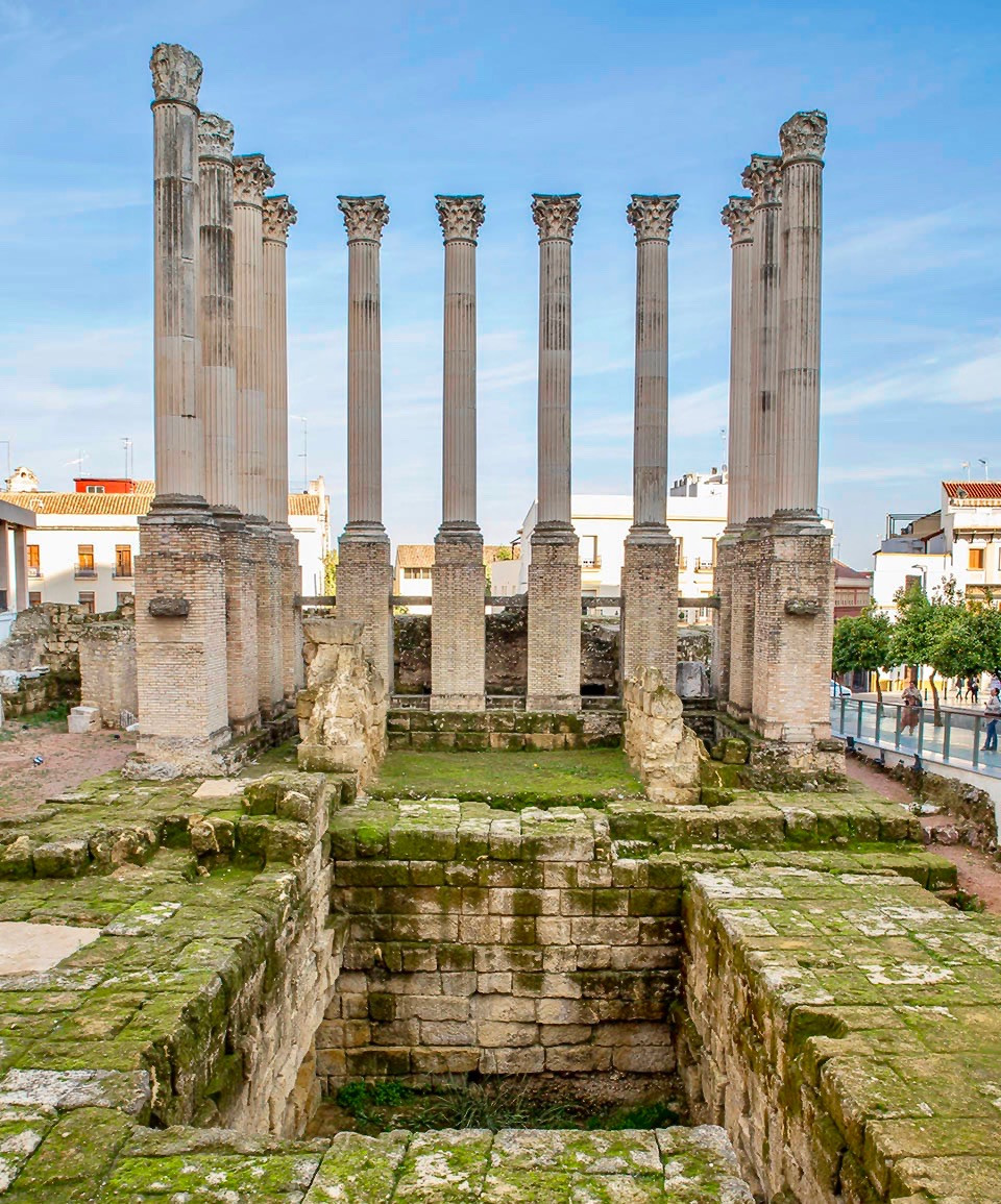 ruins of Cordoba's Roman temple