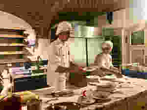 On the hour, there's an apple strudel making demonstration. It only takes about 20 minutes and the strudel they give you is delicious.