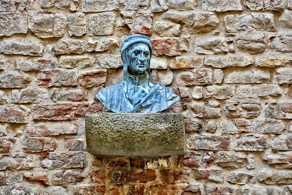 Bust of Dante Alighieri at Dante’s Museum