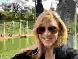 me at the Canopus of Hadrian's Villa