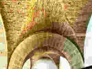 arches on the second floor of the library