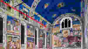 Giotto frescos in the Scrovegni Chapel