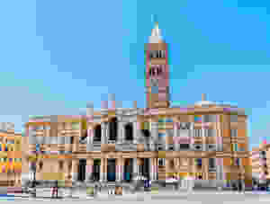 Basilica of Santa Maria Maggiore in Rome's Monti neighborhood