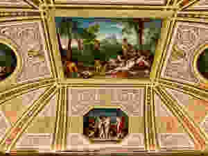ceiling frescos in the Borghese Gallery