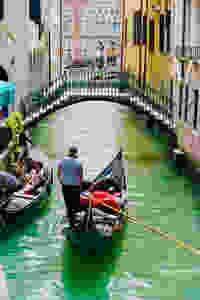 a picturesque but expensive gondola ride in Venice