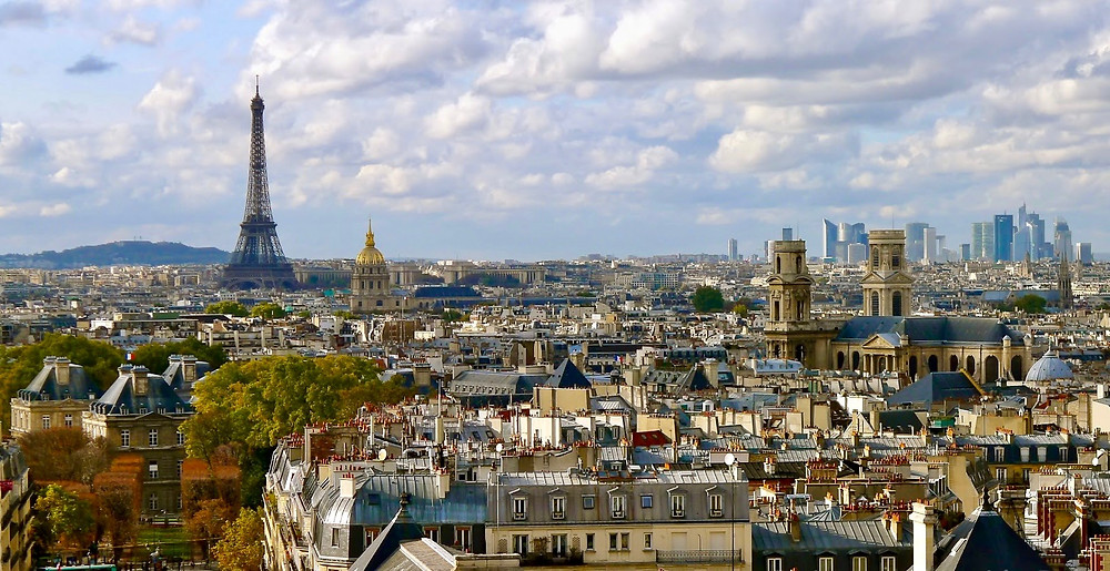 view from the Pantheon dome, probably the best view in Paris