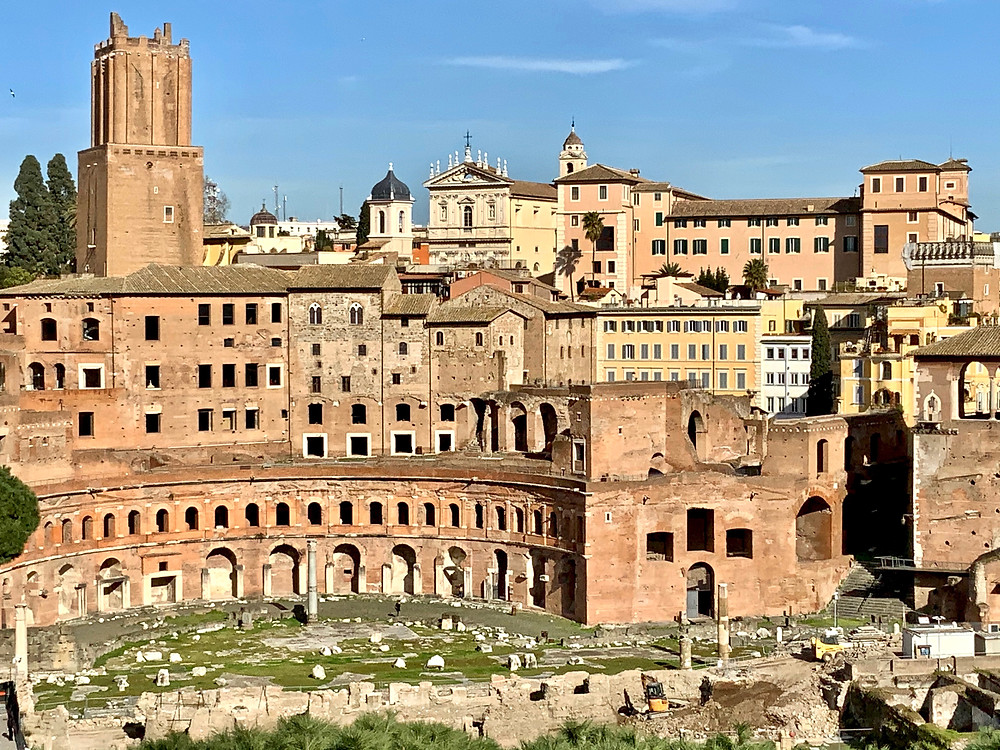 the ruins of Trajan's Market