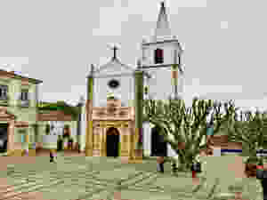 the Igreja de Santa Maria in the main square of Obidos