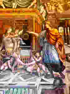 fresco of the wedding of Alexander the Great