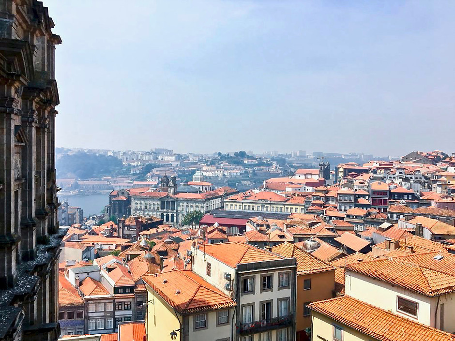 view from Sé Cathedral terrace