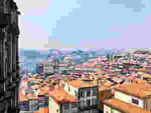 view from Sé Cathedral terrace