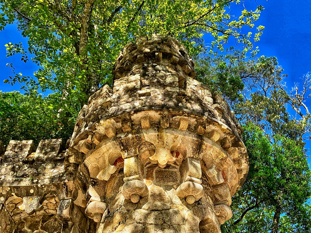 the top of the Tower of Regaleira