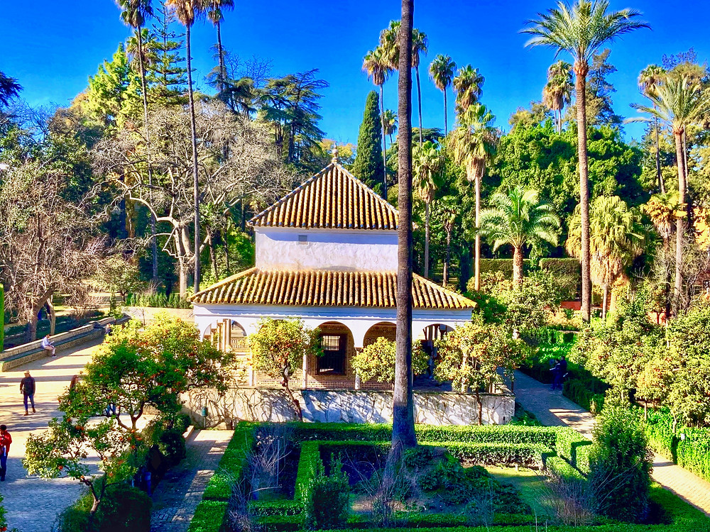 Carlos V Pavilion in the Alcazar Gardens