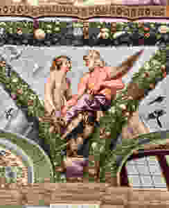 fresco in the Loggia of Cupid and Psyche in Villa Farnesina