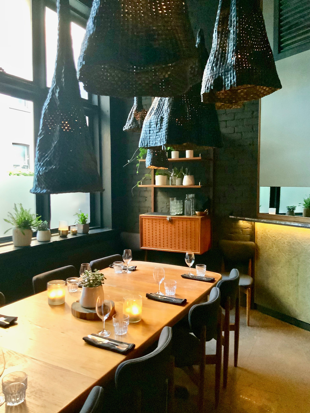 cool lampshades at Foxy in Montreal
