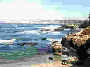 the La Jolla coastline