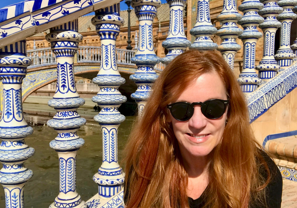 detail from Plaza de Espana in Seville