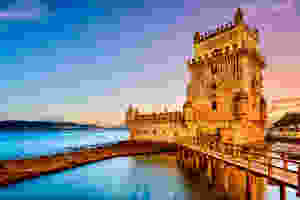 the Tower of Belem, a UNESCO site
