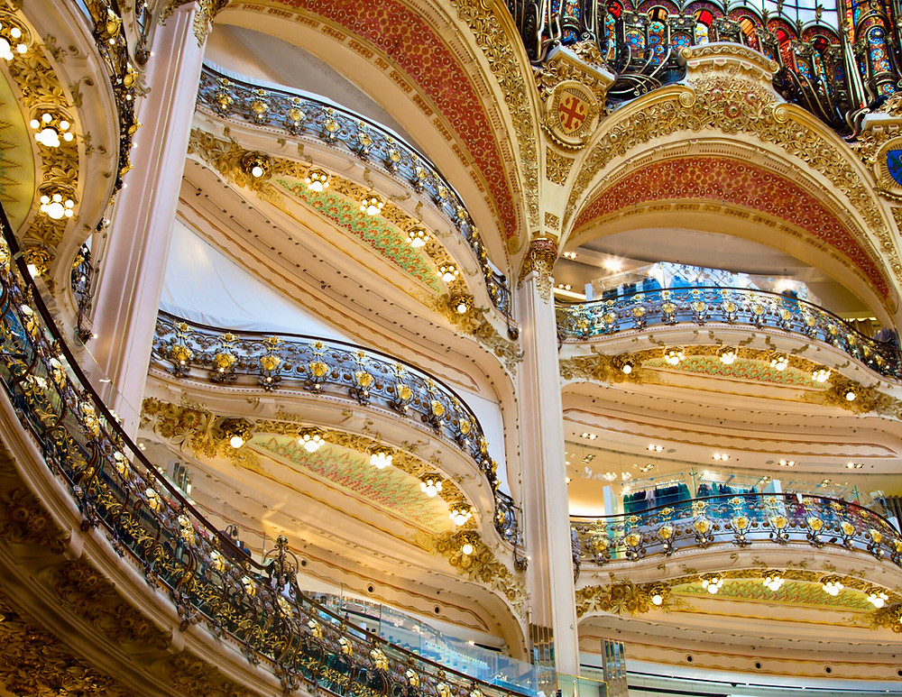 interior of Galleries Lafayette