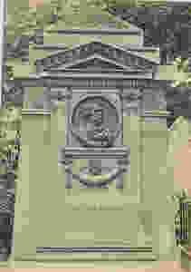 Maquet's gravestone at Pere LaChaise Cemetery. On it, he makes a claim of authorship and you can see the titles of novels attributed solely to Dumas.