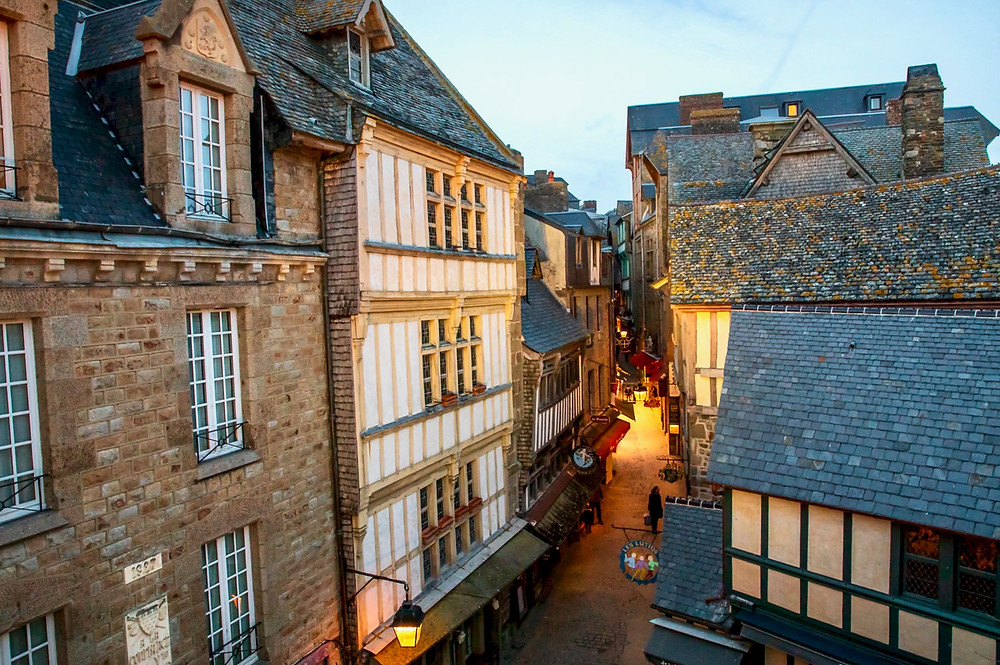 Grande Rue in Mont Saint-MIchel