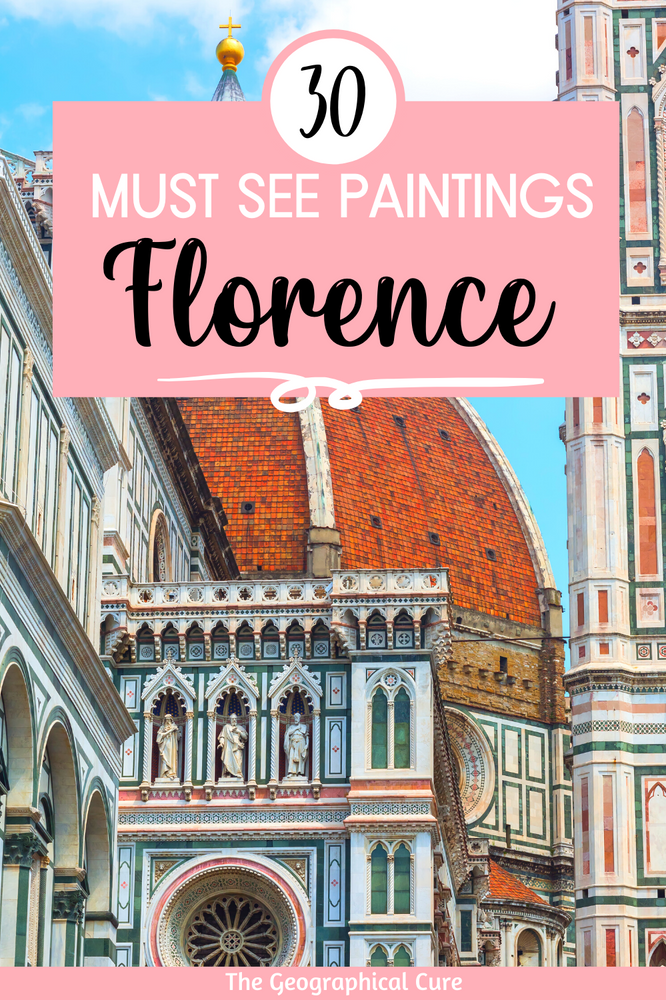 Florence Art Bucket List the 30 Most Important Paintings in Florence Italy