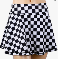 Tadxcjz Women's Tennis Golf Skorts, Checkered