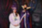 woman posing with the Evil Queen
