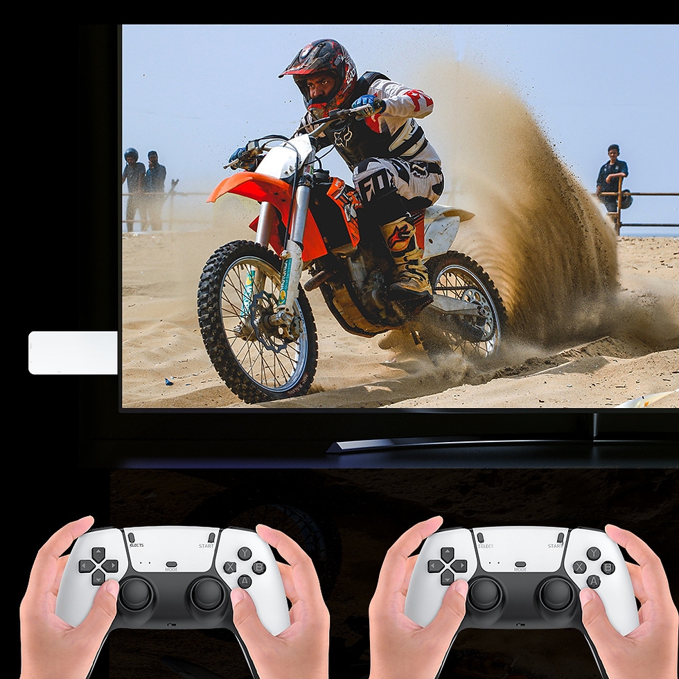 Miniatura: M15 HDMI 4K TV Game Console with Dual Controllers