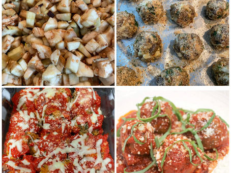 Eggplant (non) Meatballs