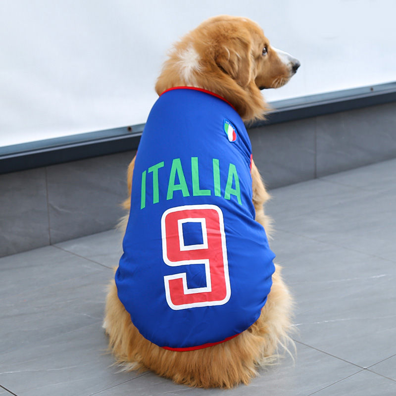 Thumbnail: Dog Jersey Sport Coats Pet Accessories Large Big Dog Clothes T Shirt for Dogs