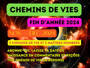 Chemin de vie en novembre 2024