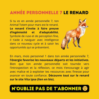 Numérologie, les Animaux Totem en mars 2025