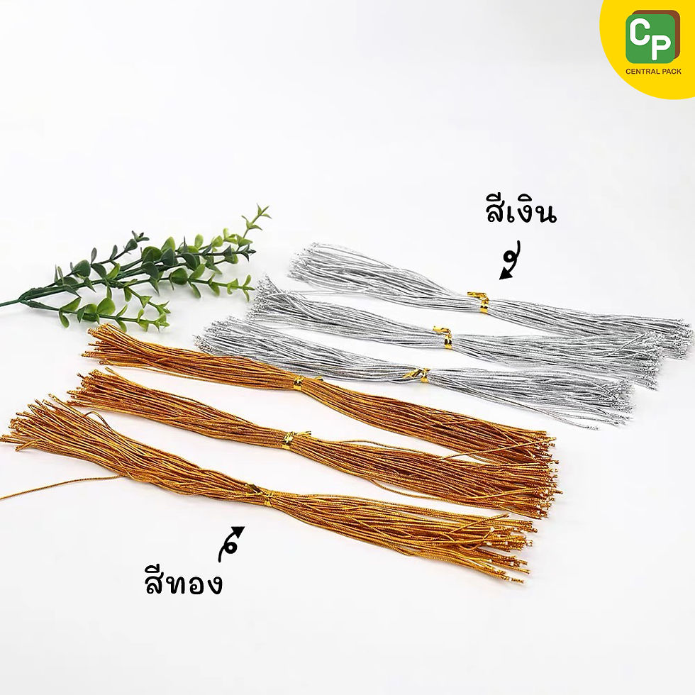 ภาพขนาดย่อ: เชือกคล้องป้าย (สีเงิน / สีทอง)