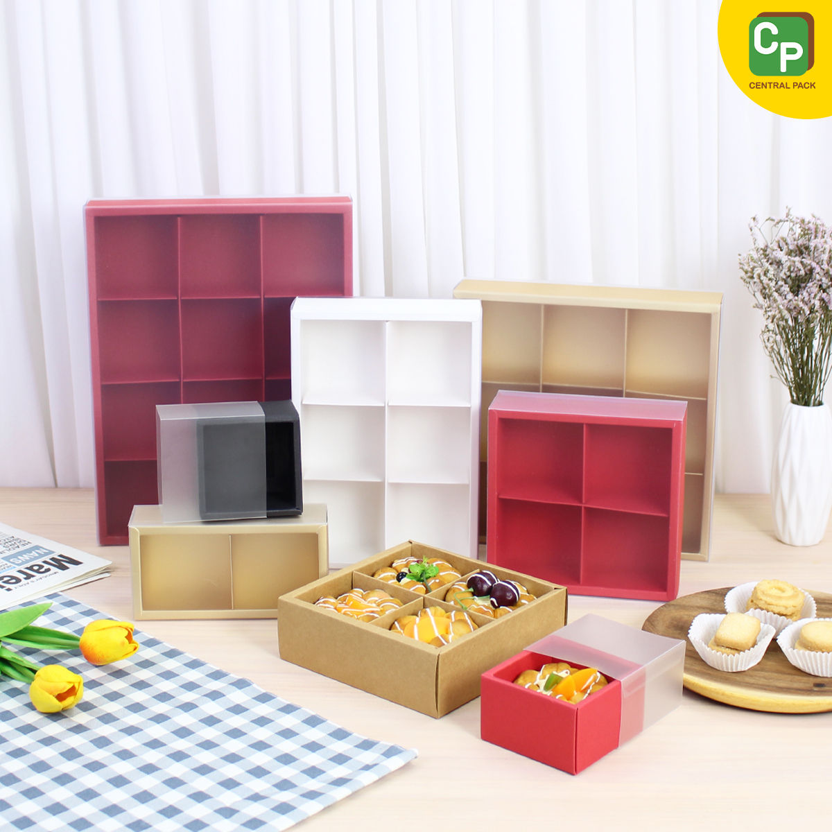 กล่องแบ่งช่องฝาสไลด์